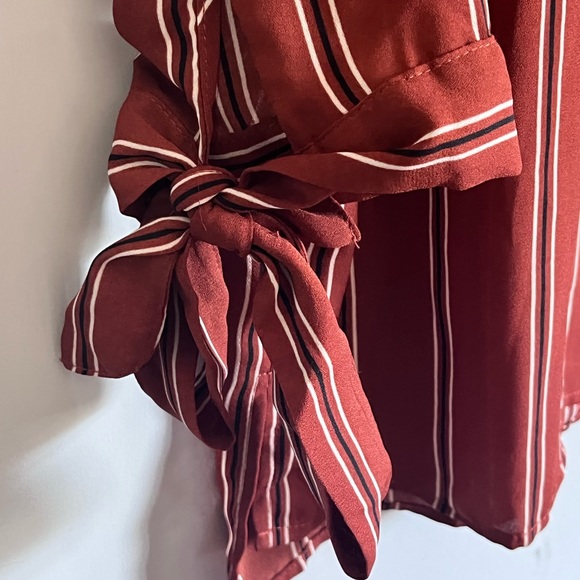 Only Brown collar Neck Shirt - Picture 5 of 8